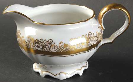 The Clifton (Gold Trim) Creamer