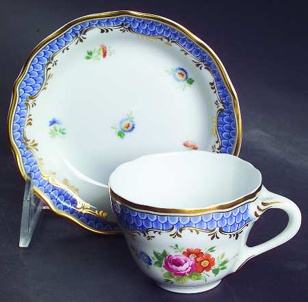 Coburg Flat Demitasse Cup & Saucer Set