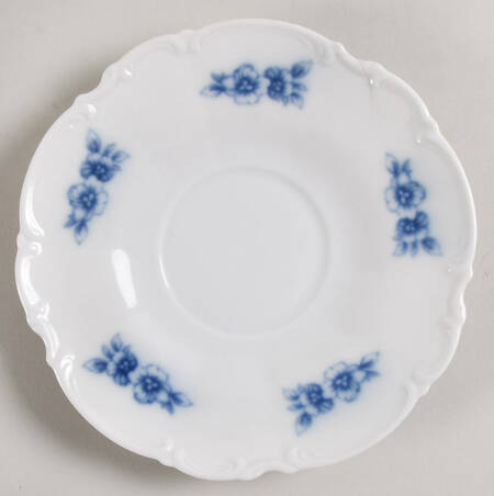 Cobalt Rose (Sylvia) Saucer
