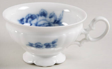 Cobalt Rose (Sylvia) Footed Cup
