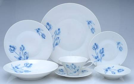 Cobalt Rose (Smooth) 56 Piece Estate Set