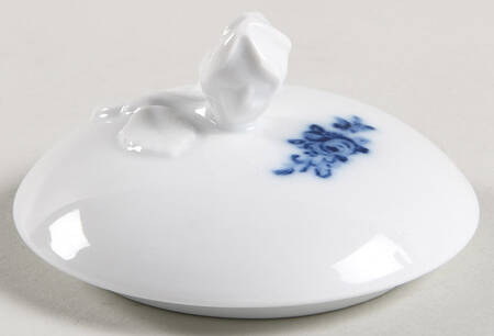 Cobalt Rose Lid for Sugar Bowl