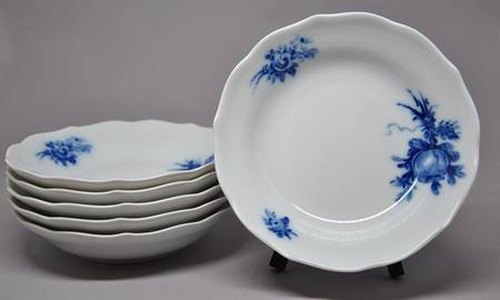 Cobalt Rose Saucer