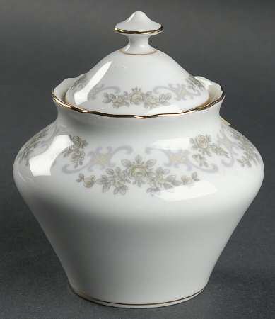 Corsage Sugar Bowl & Lid