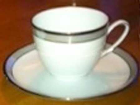 Davos Flat Cup & Saucer Set