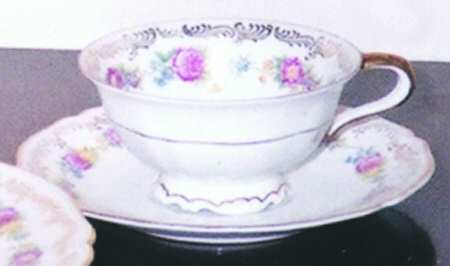 The Devon Footed Cup & Saucer Set
