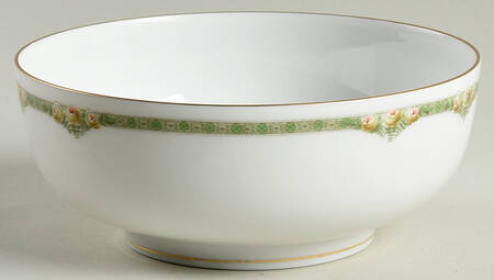 Diana (Green Band) Cranberry Bowl