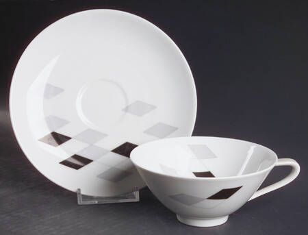 The Domino Flat Cup & Saucer Set