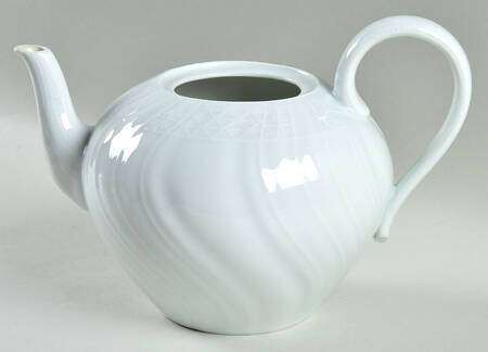 Dresden All White Teapot No Lid