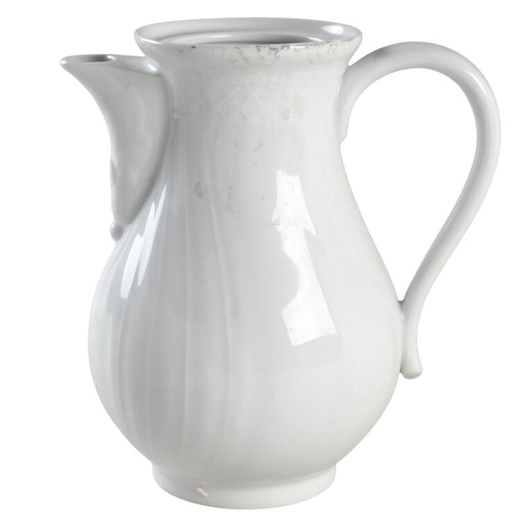 Dresden All White Coffee Pot No Lid