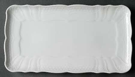 Dresden All White 11" Sandwich Tray