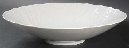 Dresden All White Large Fruit Bowl