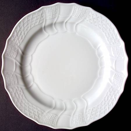 Dresden All White Salad Plate