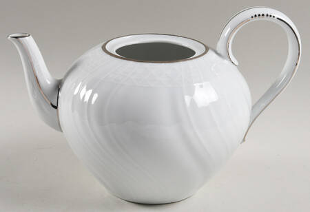 Dresden Platinum Teapot No Lid