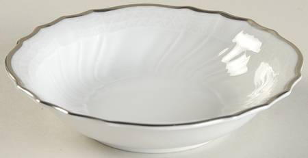 Dresden Platinum Fruit/Dessert (Sauce) Bowl