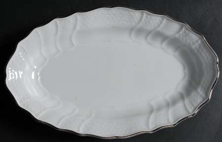 Dresden Platinum 11" Oval Serving Platter