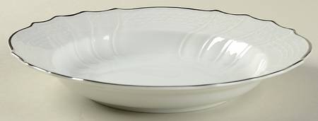 Dresden Platinum Rim Soup Bowl