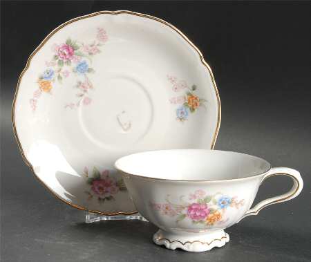 The Eaton Footed Cup & Saucer Set