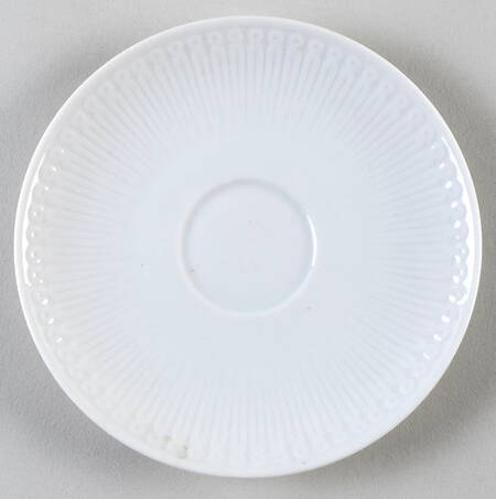 Elite White Saucer by Hutschenreuther