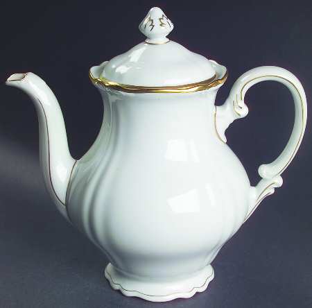 Empress Gold Coffee Pot & Lid