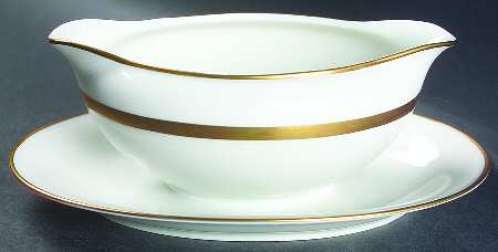 Empire Gravy Boat with Attached Underplate