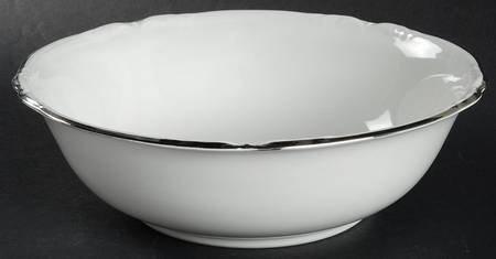 Empress Platinum 9" Round Vegetable Bowl