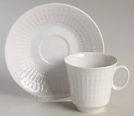 Etude Flat Demitasse Cup & Saucer Set