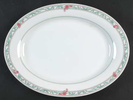 Ferrara (Galleria Shape) 12" Oval Serving Platter