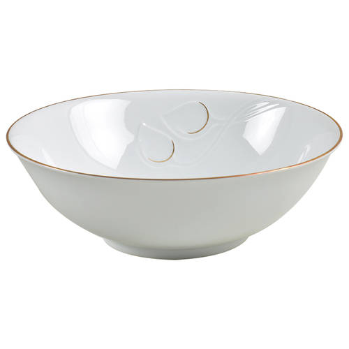Fleuron Gold 9" Round Vegetable Bowl