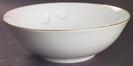 Fleuron Gold 8" Round Vegetable Bowl