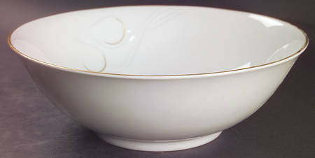 Fleuron Gold 10" Round Vegetable Bowl