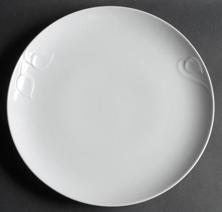 Fleuron White 13" Chop Plate (Round Platter) by Hutschenreuther