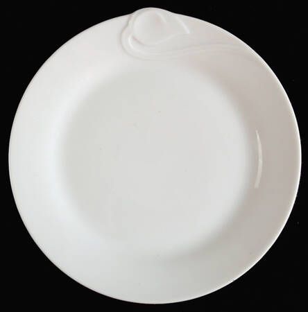 Fleuron White Bread & Butter Plate