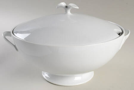Fleuron White Tureen &  Lid by Hutschenreuther