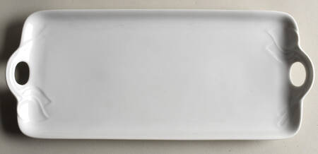 Fleuron White Large Sandwich Tray