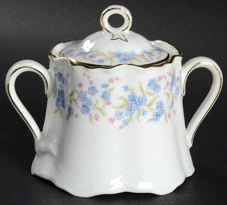 Forget Me Not Mini Sugar Bowl & Lid
