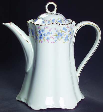 Forget Me Not Coffee Pot & Lid