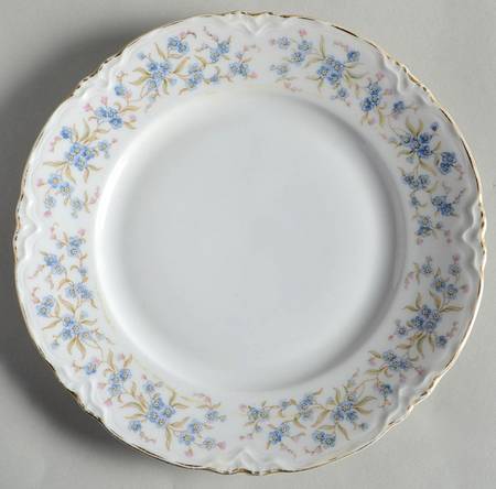 Forget Me Not Salad Plate