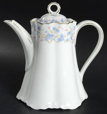 Forget Me Not Small Coffee Pot & Lid