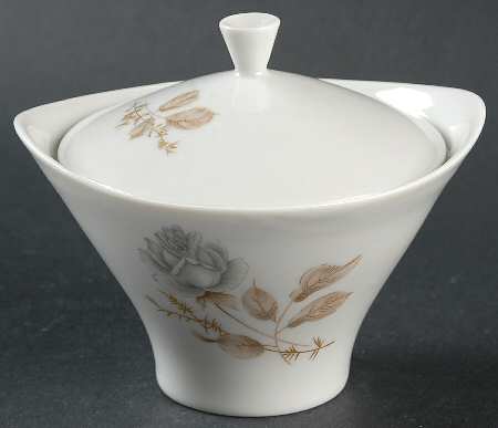 Forest Rose Sugar Bowl & Lid
