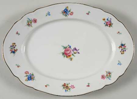 The Franklin 12" Oval Serving Platter
