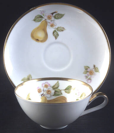 Fruit Flat Cup & Saucer Set by Hutschenreuther