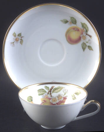 Fruit Flat Cup & Saucer Set