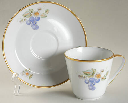 Fruit Flat Cup & Saucer Set