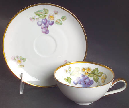Fruit Flat Cup & Saucer Set