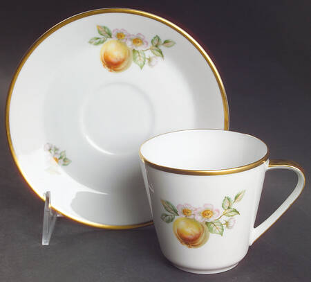 Fruit Flat Cup & Saucer Set
