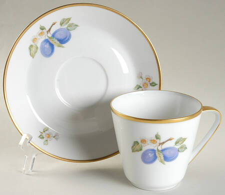 Fruit Flat Cup & Saucer Set