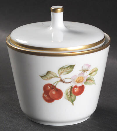 Fruit Sugar Bowl & Lid