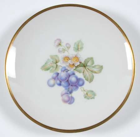 Fruit Bread & Butter Plate