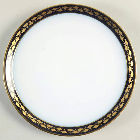 Golden Leaves Salad Plate